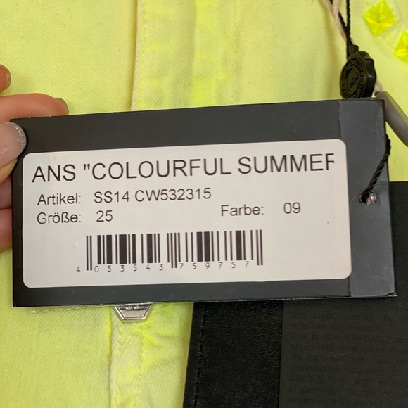 NEW! Philipp Plein Couture capri cut jeans size 25 - Picture 7 of 10